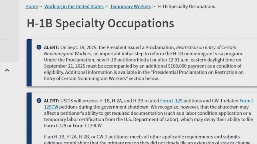 USCIS issues new guidance on H-1B visa changes