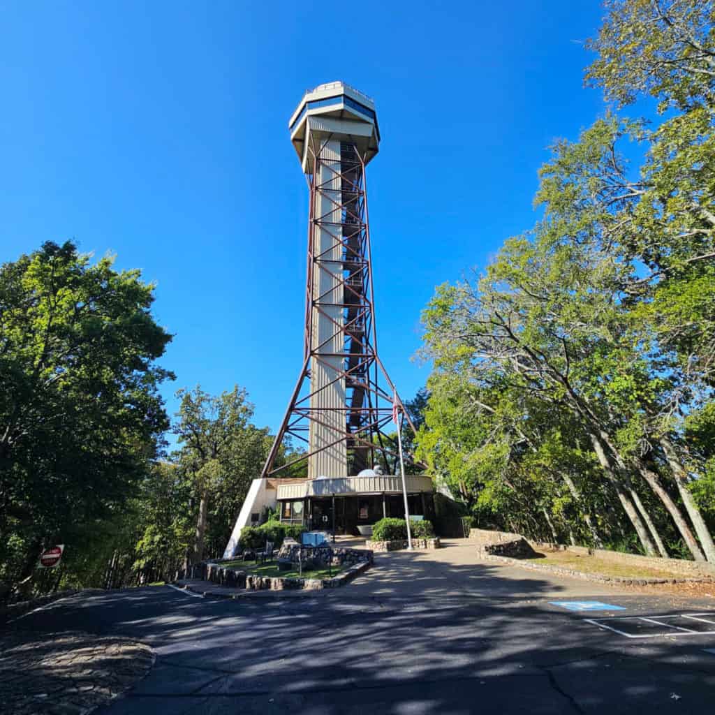 SEE EPIC VIEWS FROM THE HOT SPRINGS MOUNTAIN TOWER