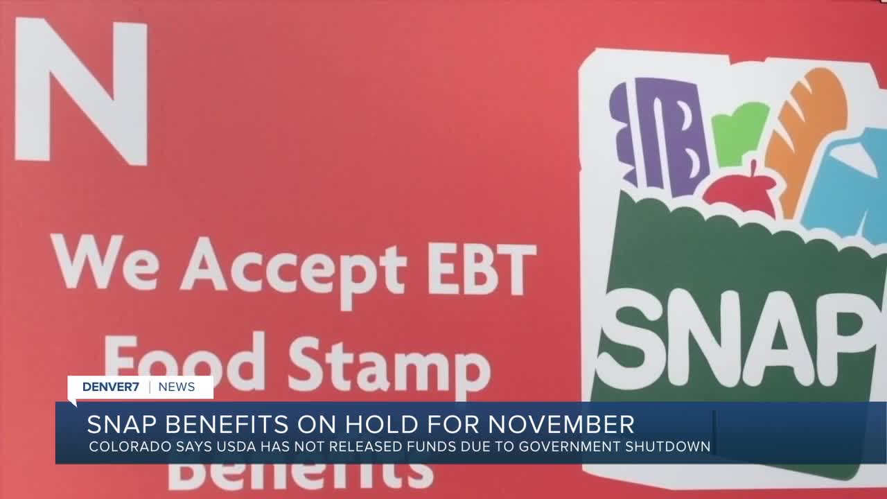 SNAP benefits now on hold for November in Colorado due to government ...