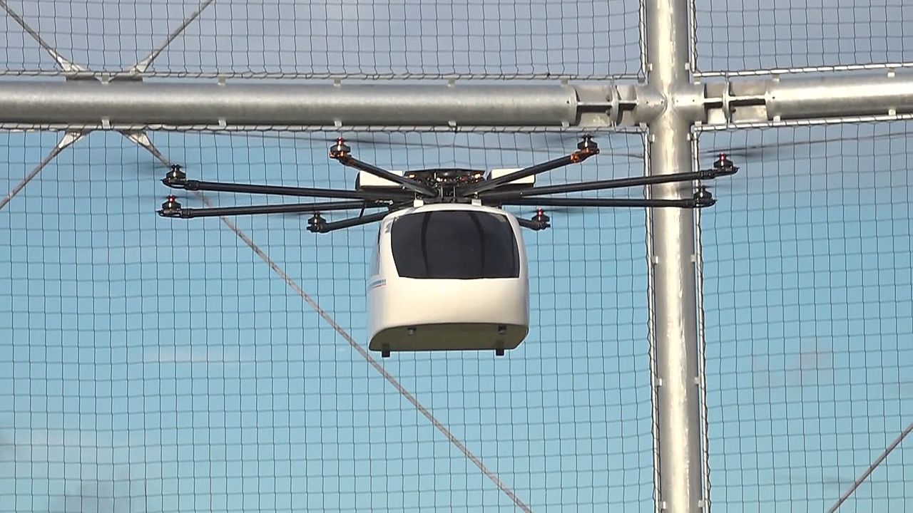New drone test field opens in research airport in Germany