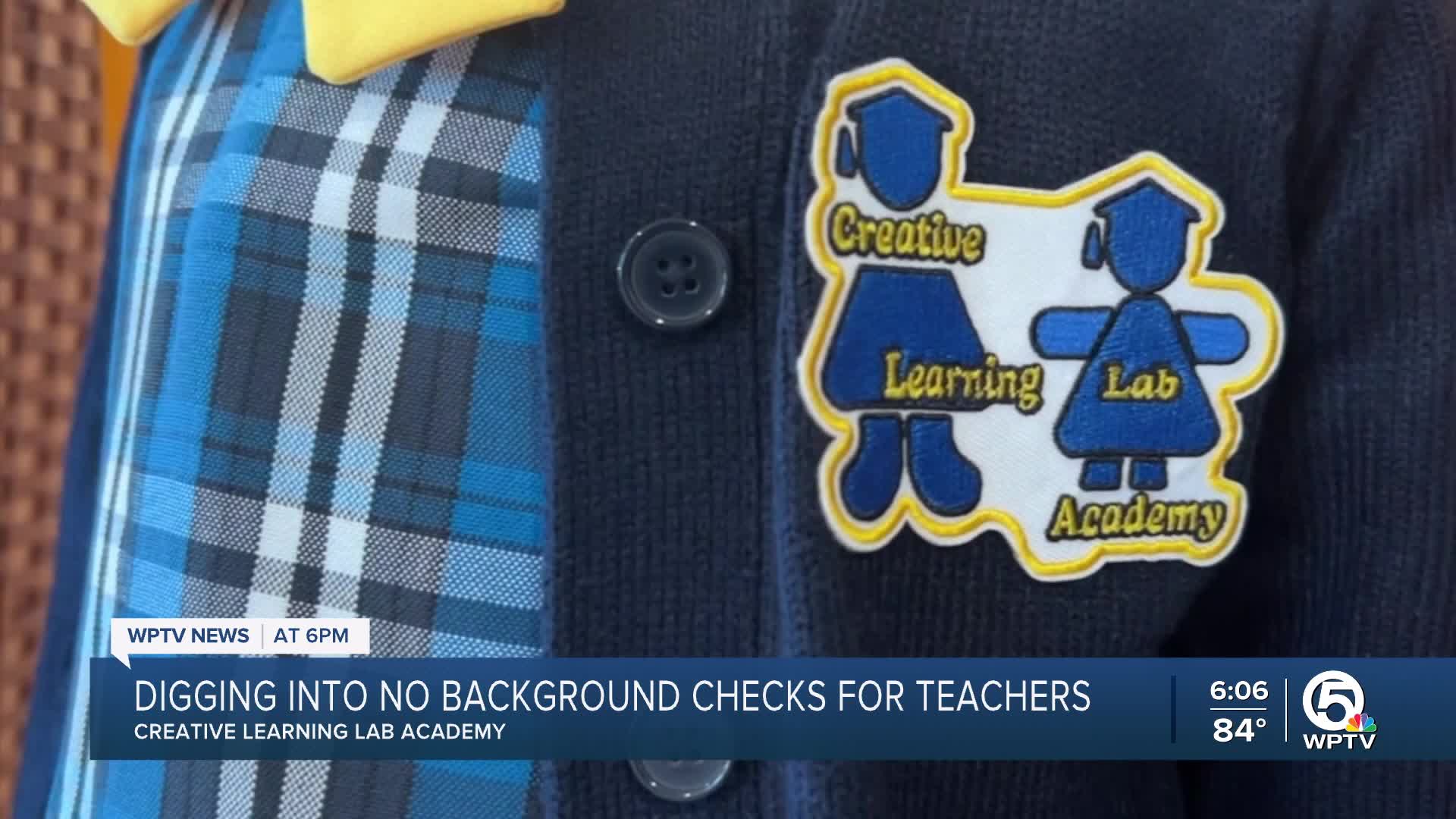 Digging into background check issue at Creative Learning Lab