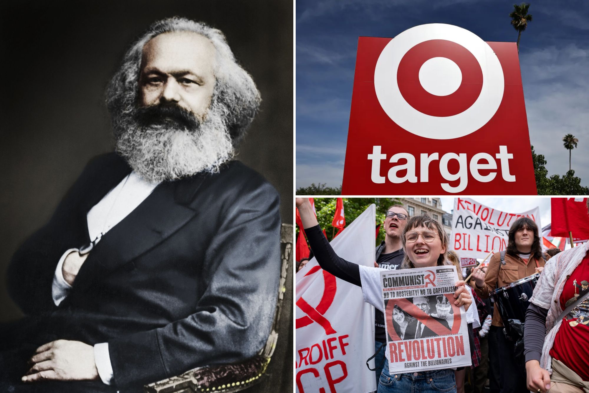 Target advertising communist Karl Marx book alongside its fall women’s ...