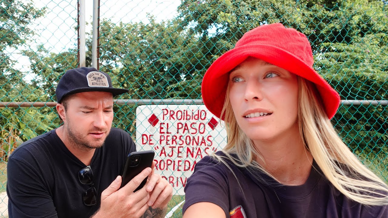 Cycling to Playa Car Beach in Mexico