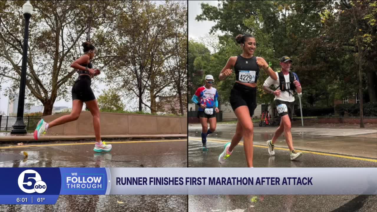 Rocky River runner reclaims trail, finishes first marathon after attack