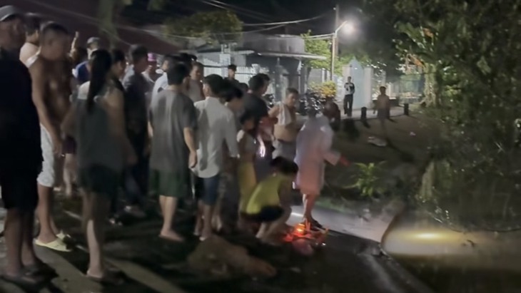 Hai anh em đùa giỡn gần rạch, anh 10 tuổi trượt xuống sông chết đuối