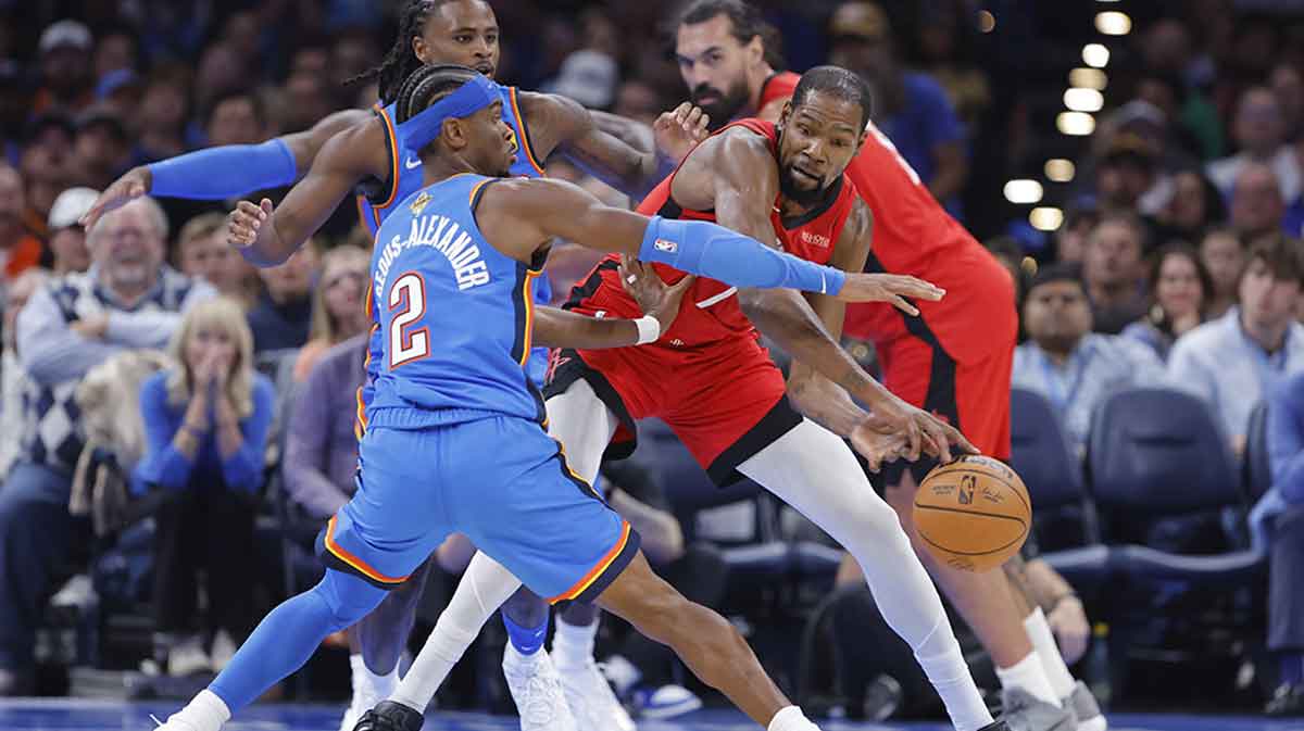 Fans erupt after wild ending to Kevin Durant’s Rockets debut vs. Thunder