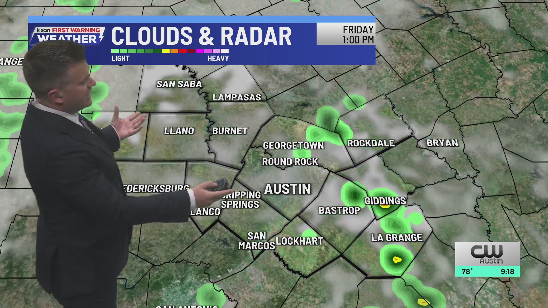 Heavy rain returns to Central Texas late Friday into Saturday | KXAN ...