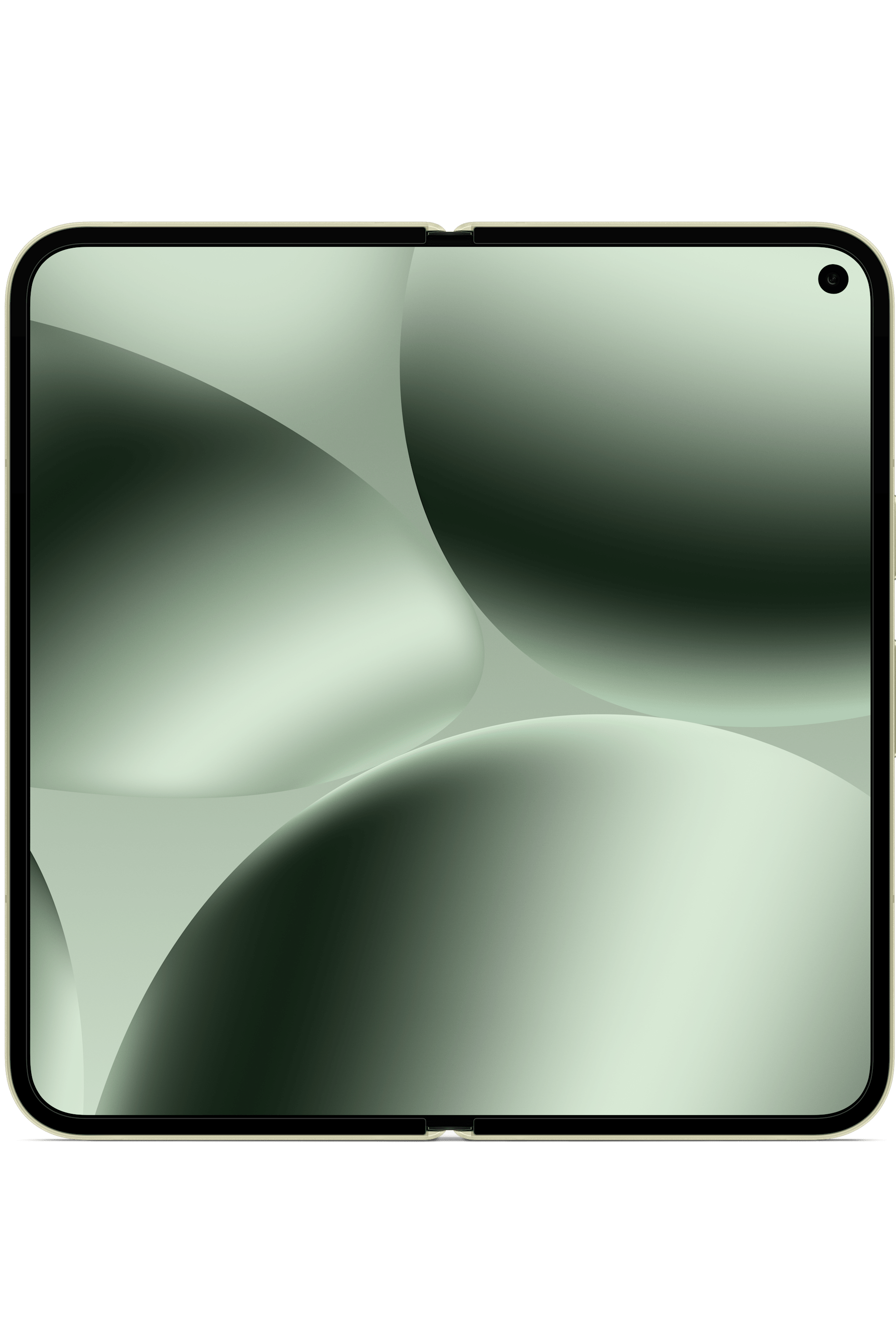 Das Google Pixel 10 Pro Fold ist aufgeklappt fast quadratisch