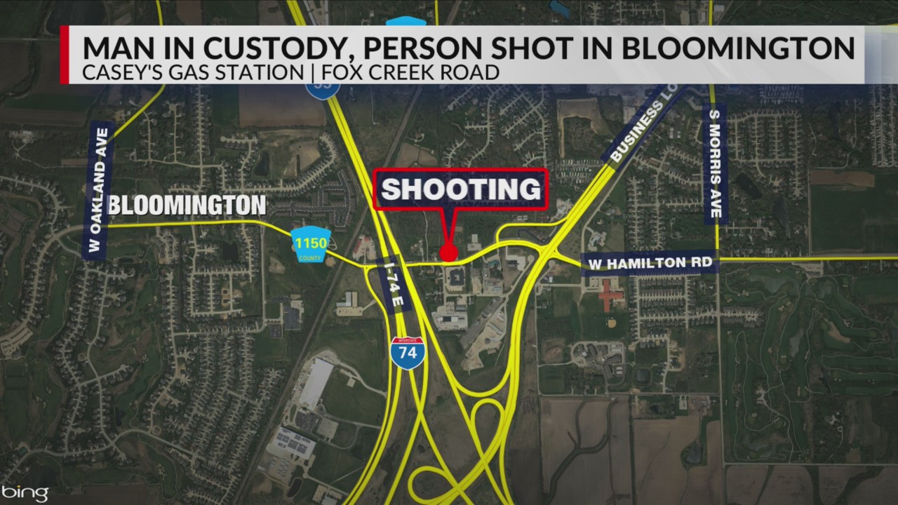 Man injured after shooting at Bloomington Casey’s, one in custody