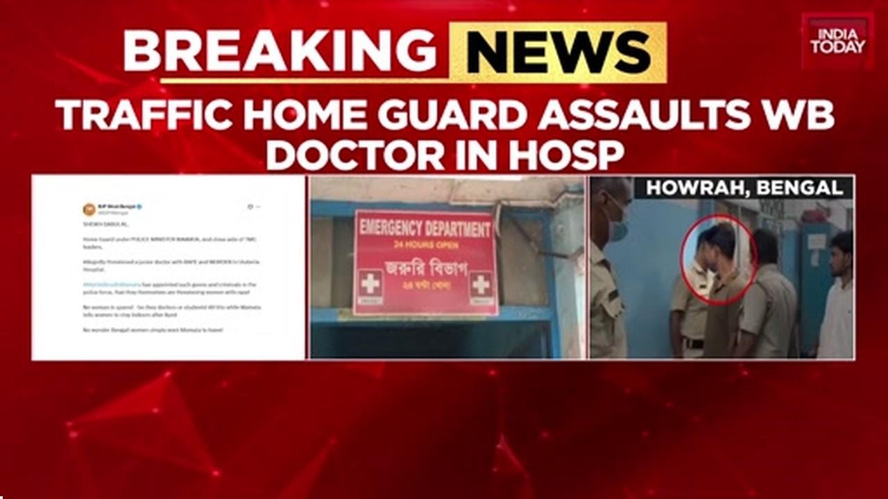 Rape Threat Shocker Bengal Home Guard Assaults Doctor Inside Hospital