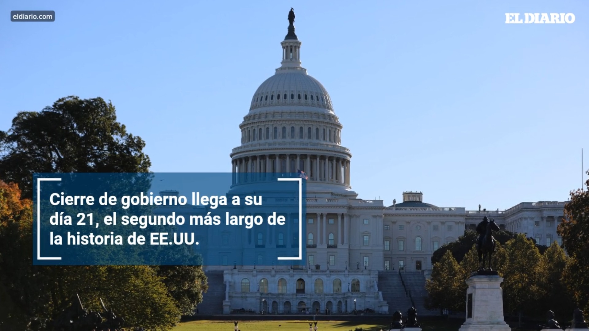 Cierre de gobierno llega a su día 21, el segundo más largo de la ...