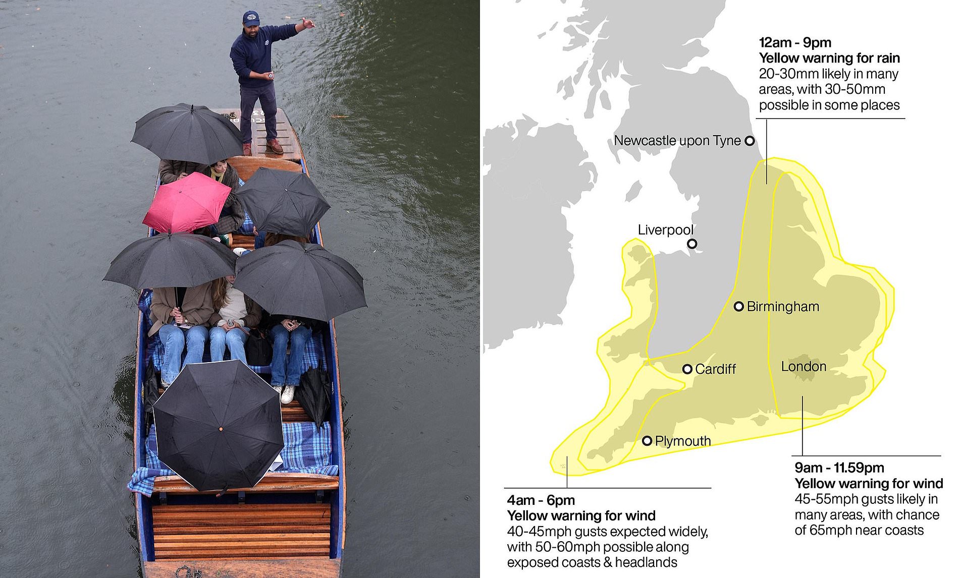 Storm Benjamin to batter UK as Met Office issues warnings with 2ins of ...