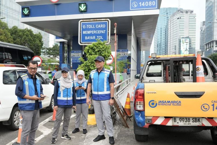 7 Gerbang Tol Kembali Normal Pasca Kebakaran Saat Demo Ricuh Agustus Lalu