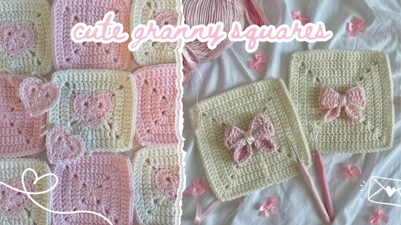 Granny squares made easy, crochet with or without a magic ring