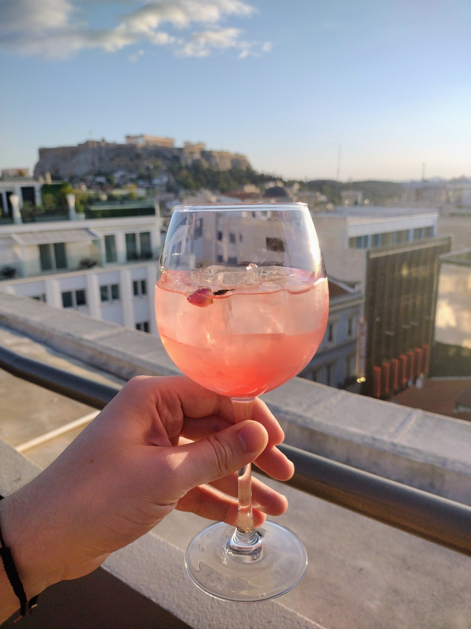 A Hera cocktail at Ermou 18, Athens