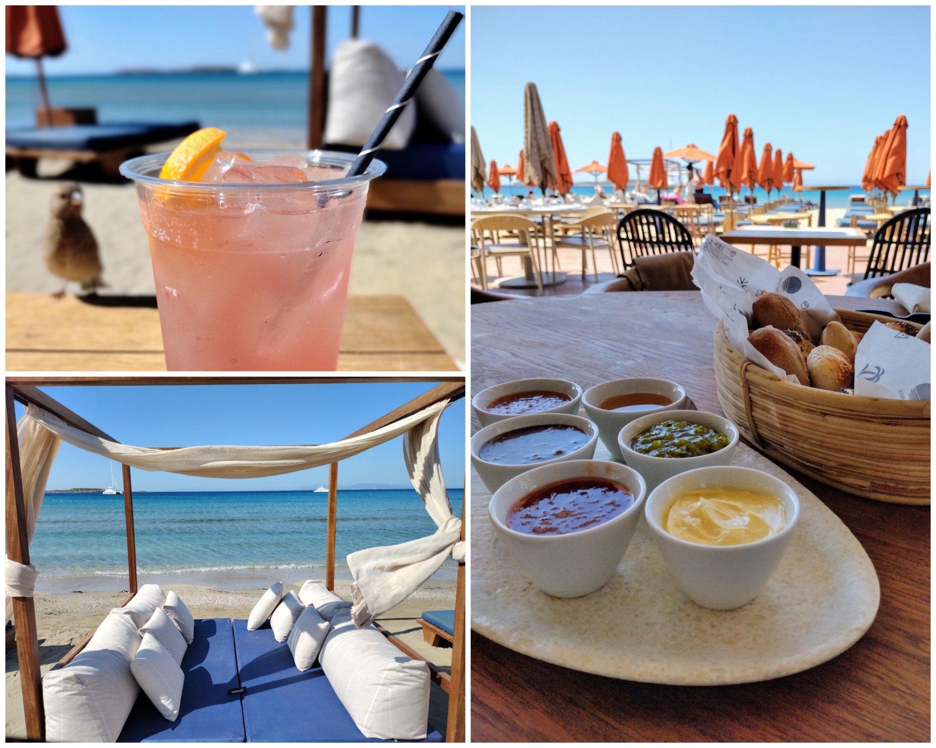 Brunch at the DOT beach restaurant