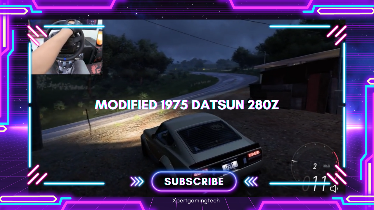 Driving the Modified Datsun 280Z in Forza Horizon 5 with Thrustmaster ...