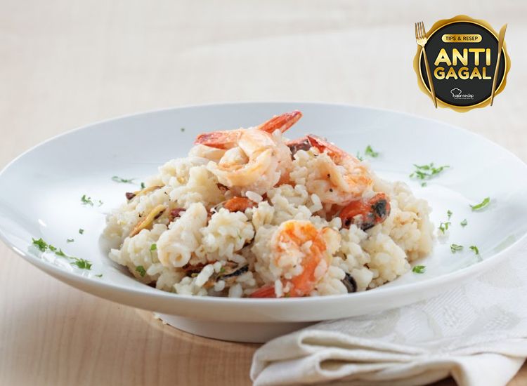 Resep Seafood Risotto, Masakan Khas Italia Cocok Untuk Menu Sarapan