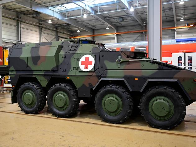 Der GTK Boxer von KNDS und Rheinmetall wird in der Bundeswehr in verschiedenen Versionen eingesetzt.