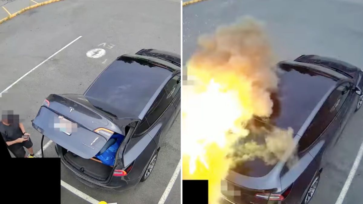Registran en vídeo la explosión de un cargador para coche eléctrico ...