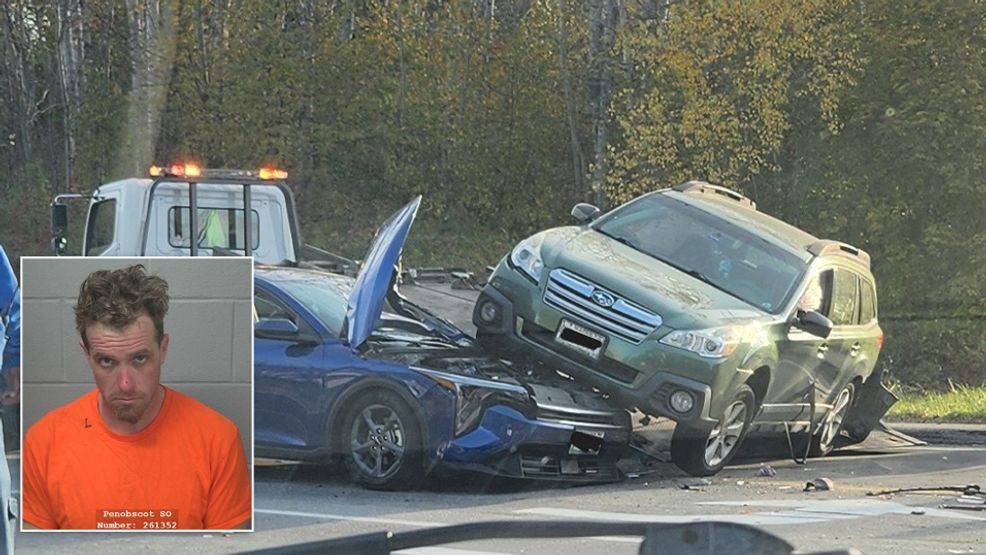 Massachusetts man accused of falling asleep and causing Bangor crash