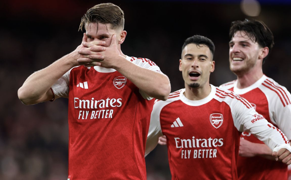 Viktor Gyokeres Pecahkan Kebuntuan Gol, Bantu Arsenal Kalahkan Atletico 4-0