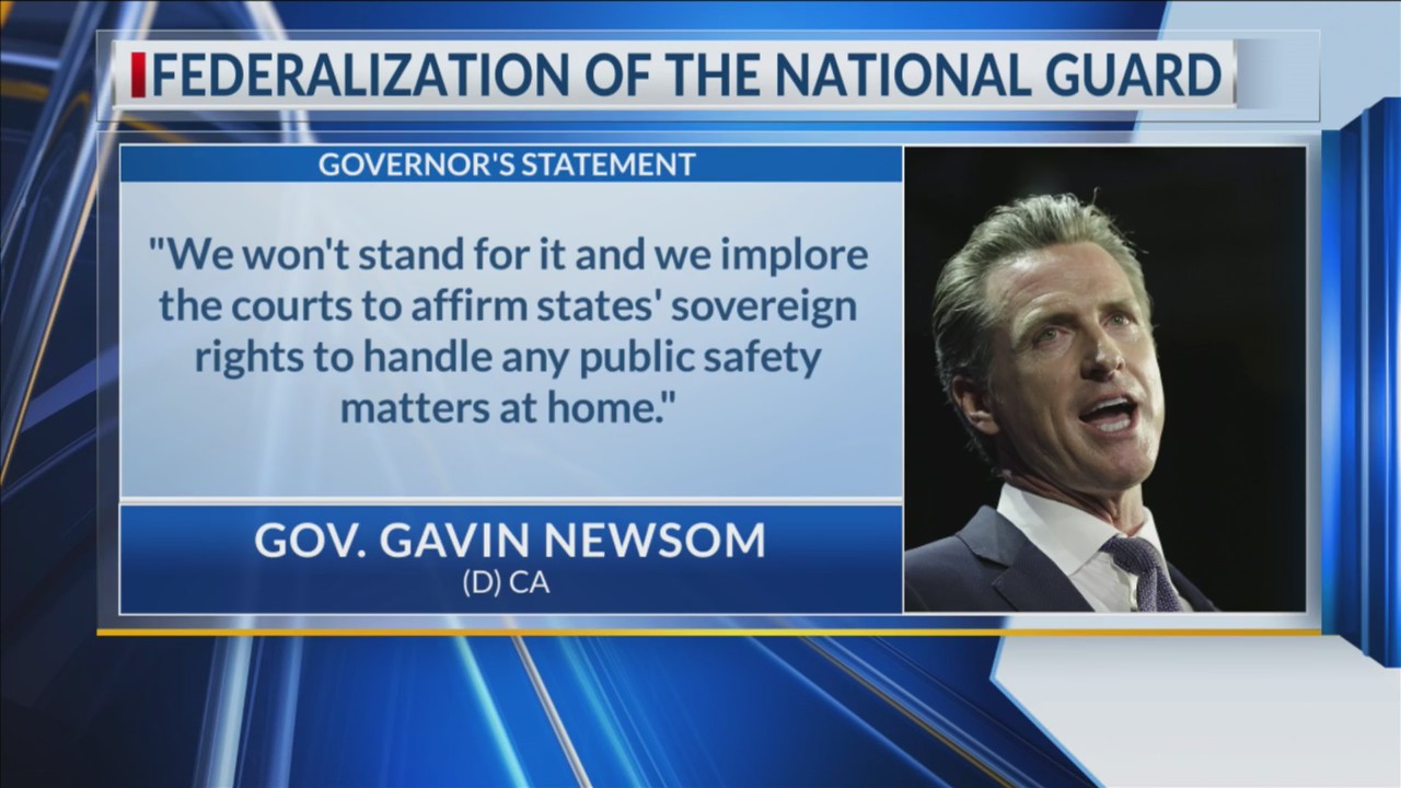 Governor Newsom pushing back against federalization of National Guard