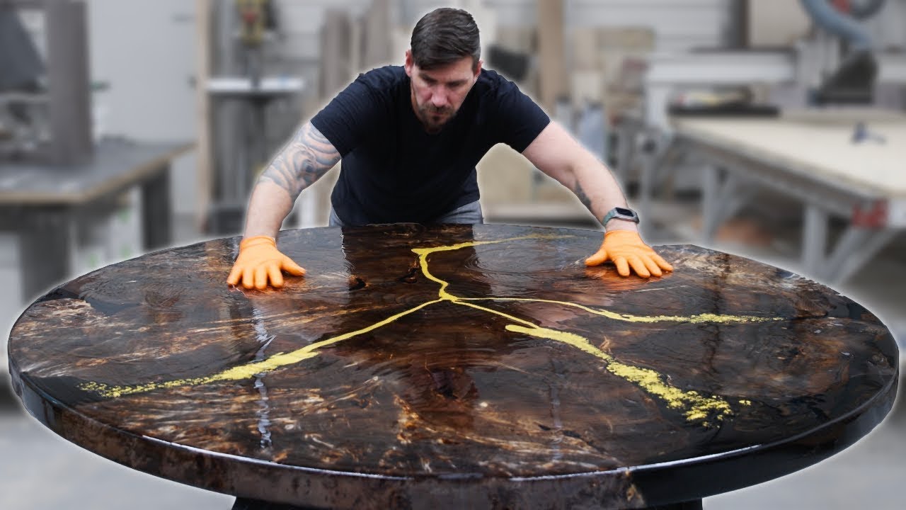 Table made with ancient Japanese technique