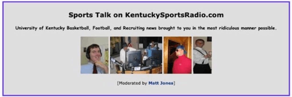 Kentucky Sports Radio the website turns 20 years old today