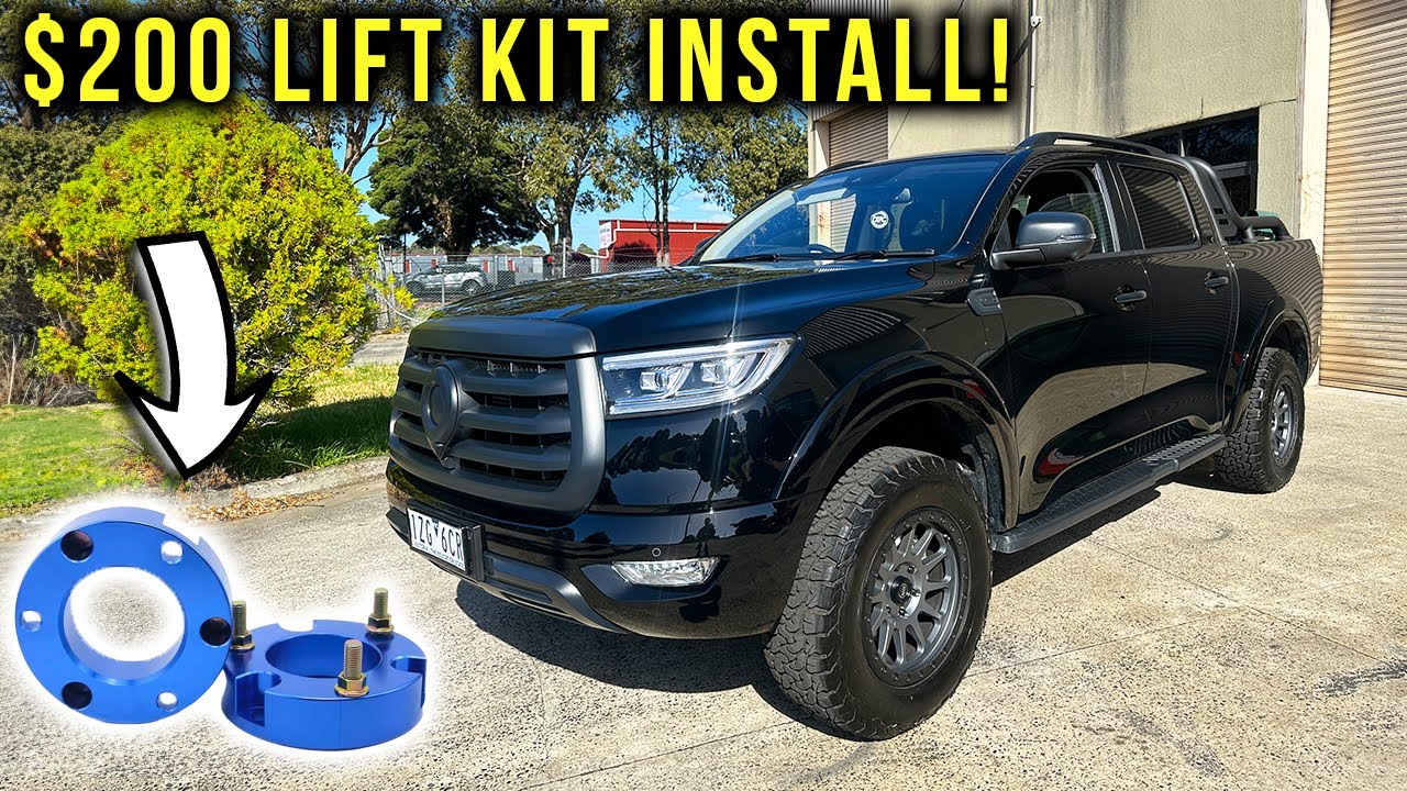 GWM Canon Vanta Budget Lift Kit Install with 275/65R18 Tyres
