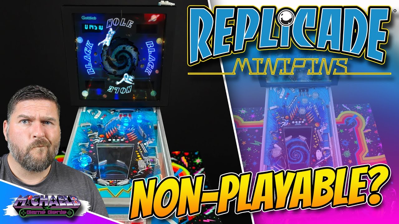 Replicade Mini Pins – 1/6 Scale Pinball Machines Arrive from New Wave Toys