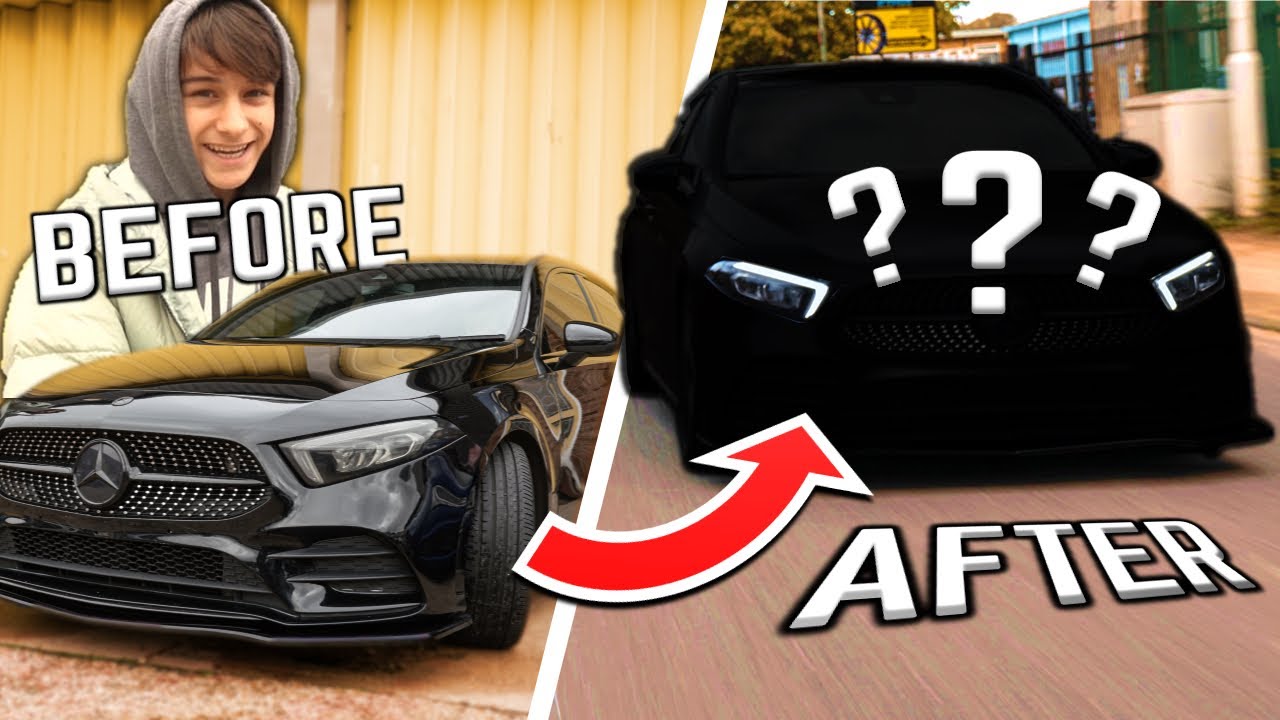 Driver reveals newly wrapped car color