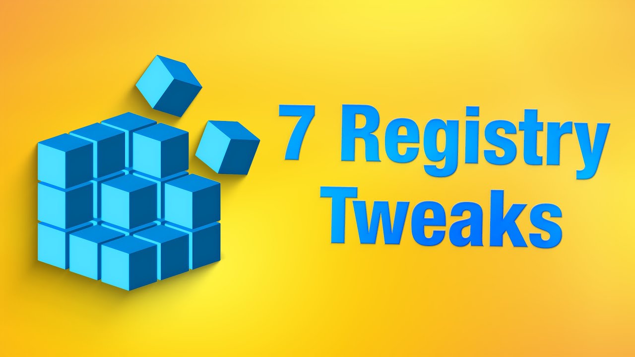 7 hidden Windows registry tweaks to improve PC performance