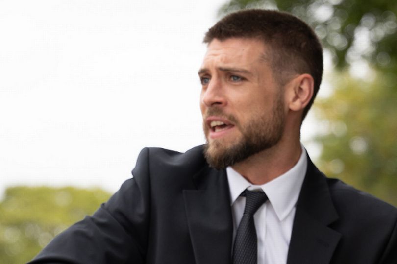 Joe Tate runs over Jimmy King