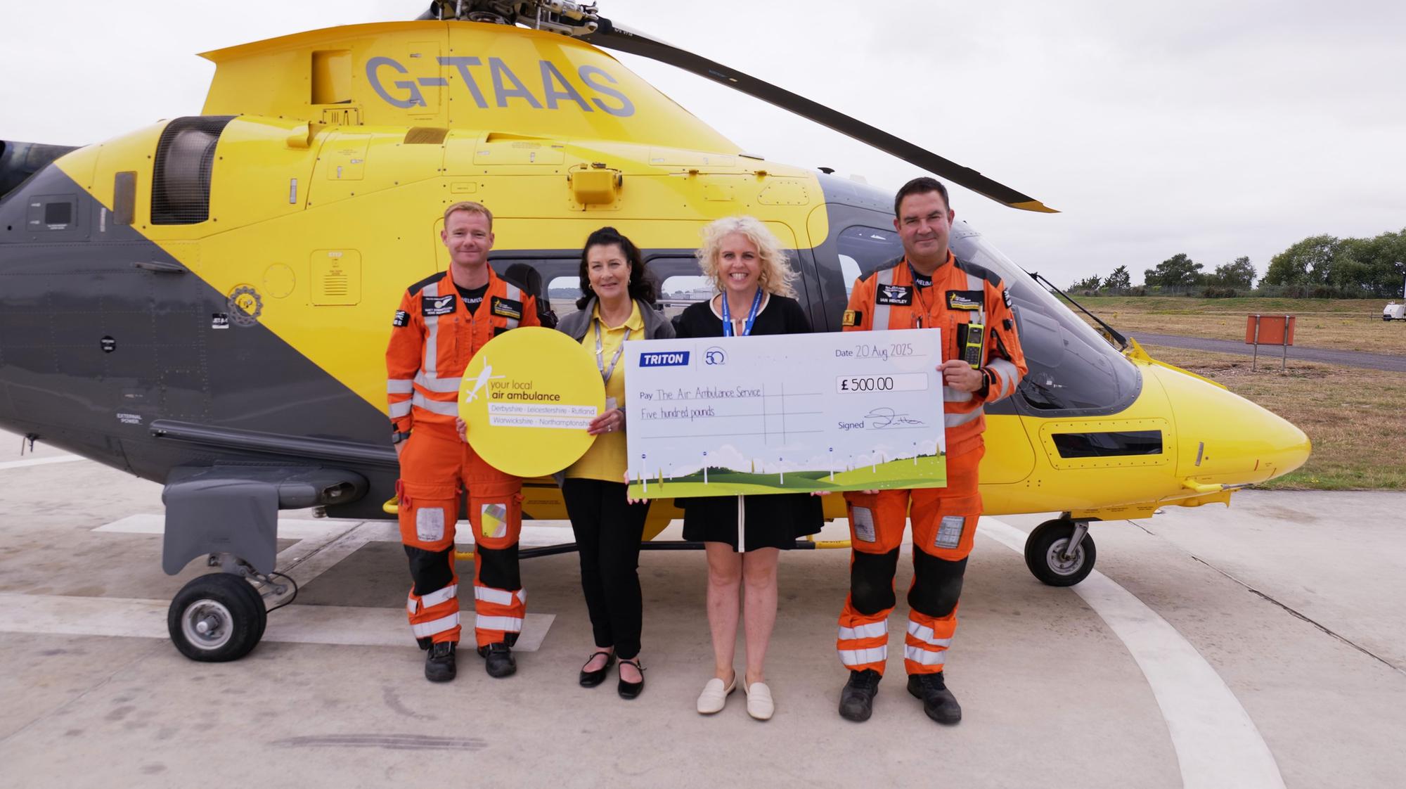 Leading shower manufacturer donates £15,000 to charities in celebration ...