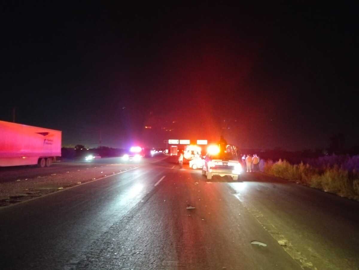 Motociclista arrolla y mata a peatón en la Gómez Palacio-Jiménez