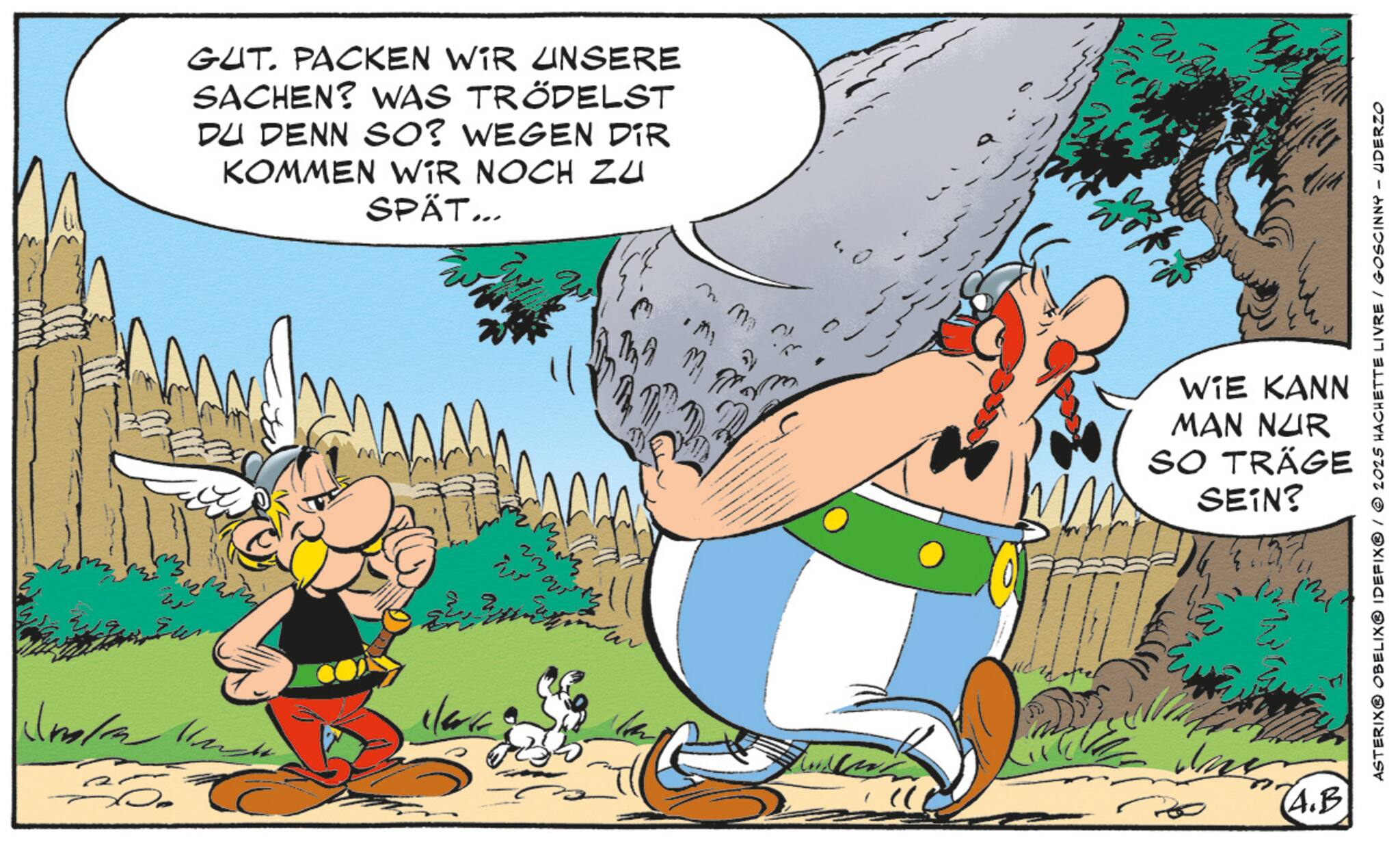 Verschw&ouml;rung im Reich des Kabelj&atilde;o: Der neue Asterix-Comicband ist ein