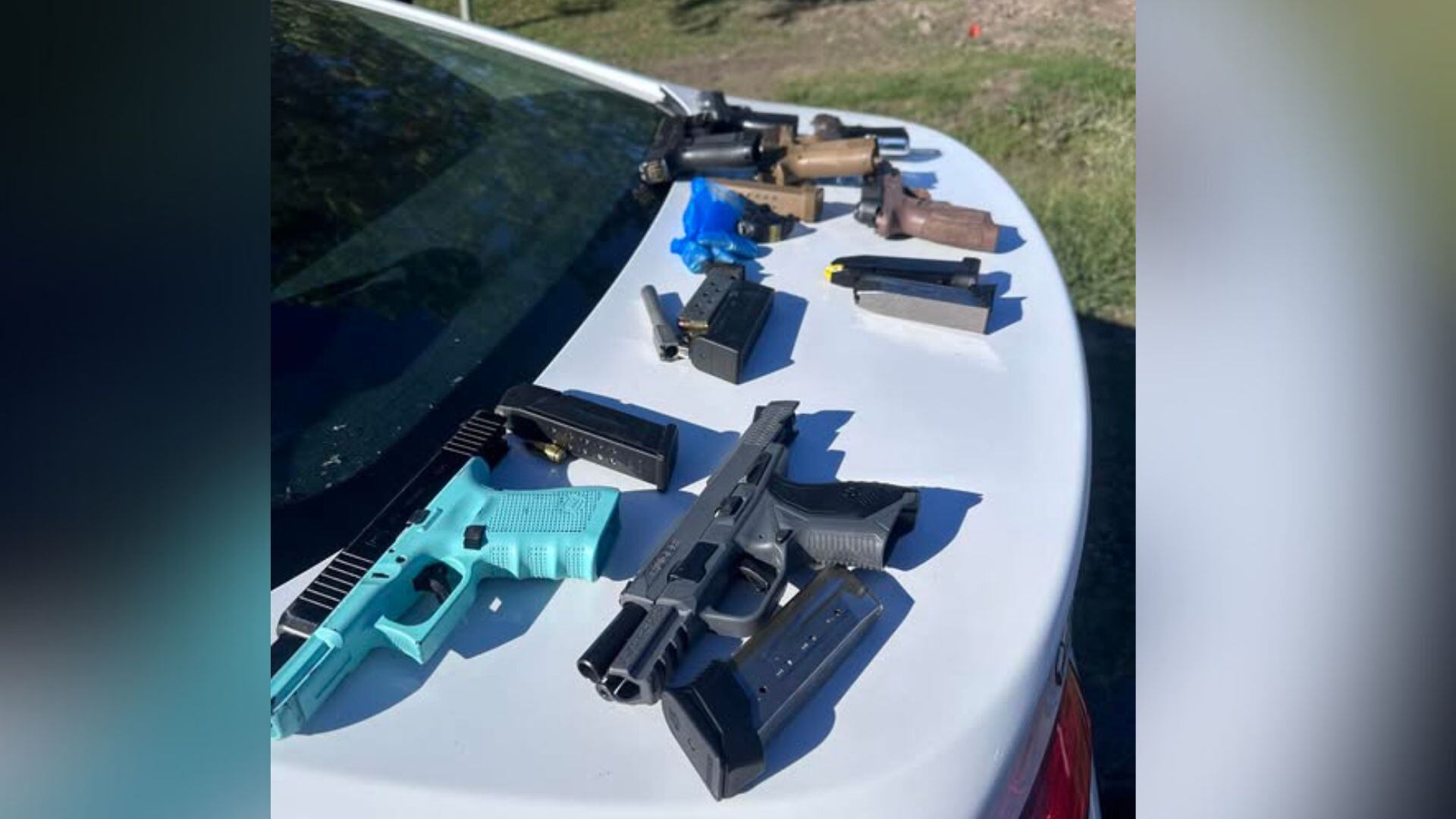 Adult, 3 juveniles taken into custody on gun charges