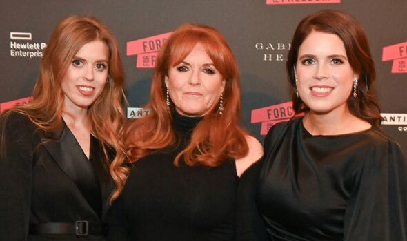 Sarah Ferguson and her daughters