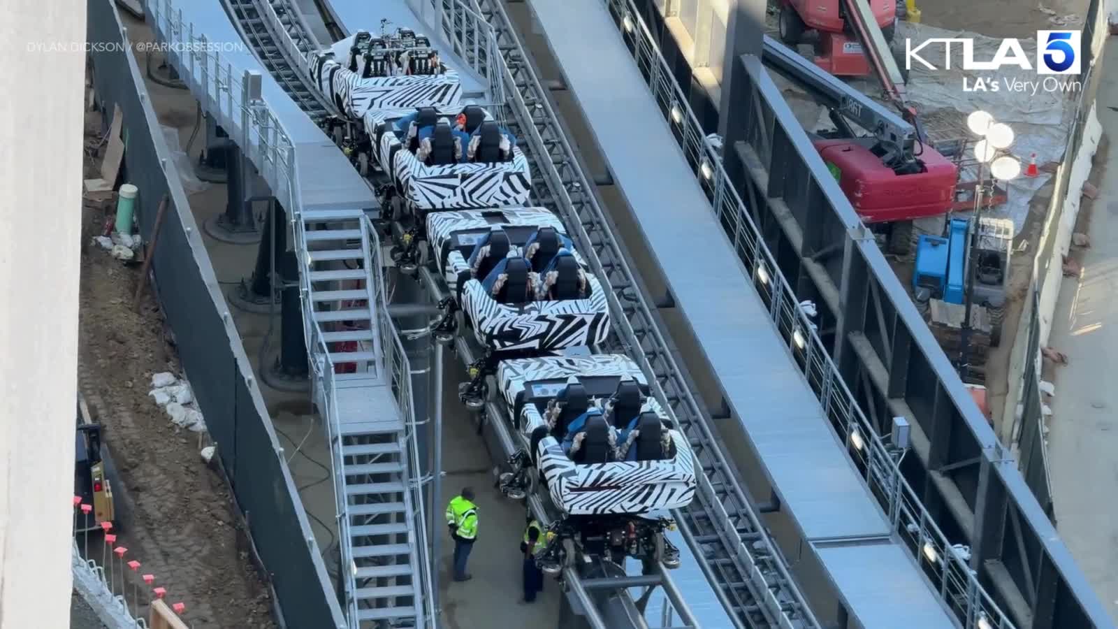 First footage of 'Fast & Furious' coaster testing at Universal Studios