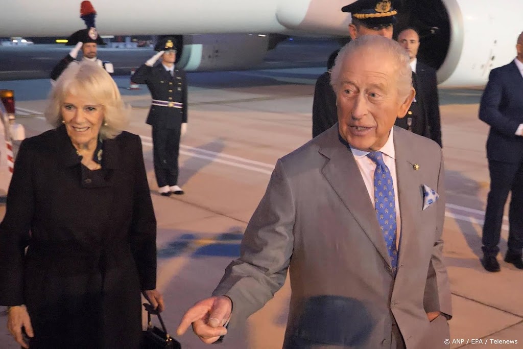 Charles en Camilla aangekomen in Rome voor historisch bezoek