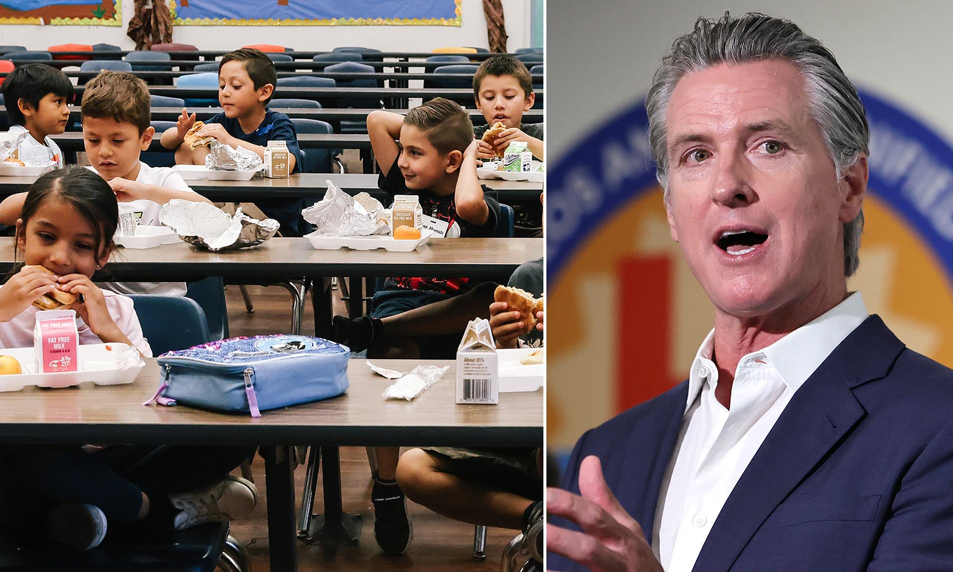Gavin Newsom declares war on cafeteria favorites, including hot dogs