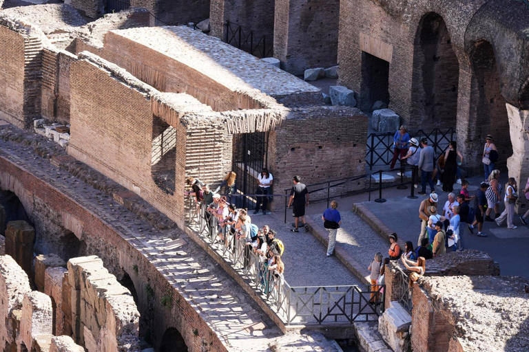 Once-secret Emperor Commodus' passage to Rome Colosseum opens to public ...