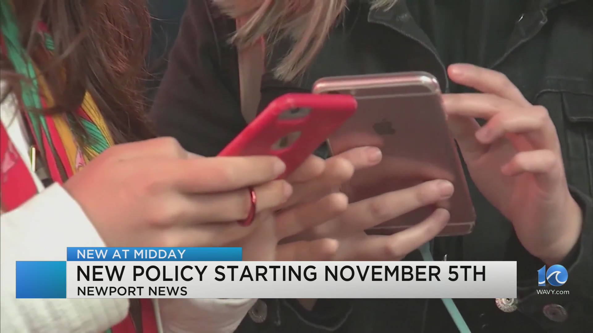 NNPS to enforce cell phone ban for entire school day
