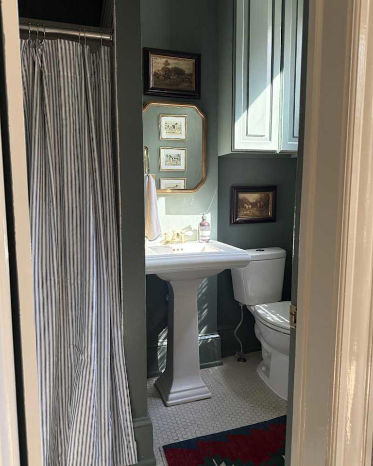 My Bathroom Makeover Is So Cozy, It Almost Feels Like a Living Room