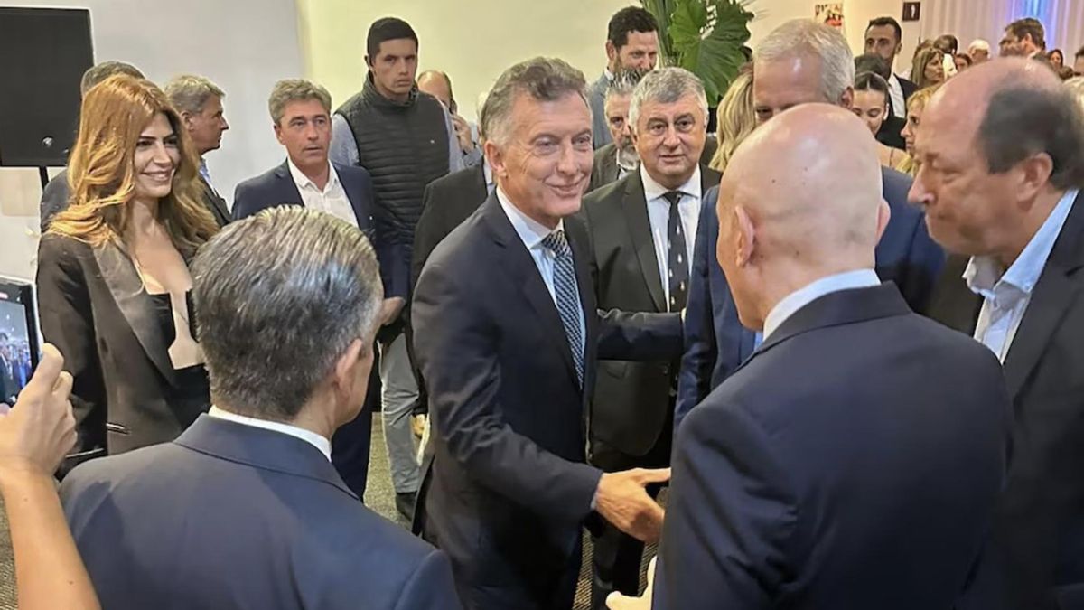 Macri y Espert, juntos en una cena de la Fundación Libertad de años atrás.