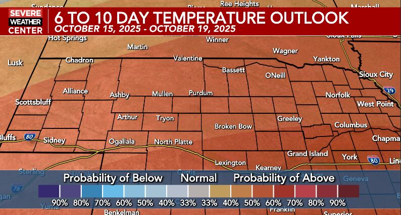 Warm weekend ahead before sharp Sunday cooldown