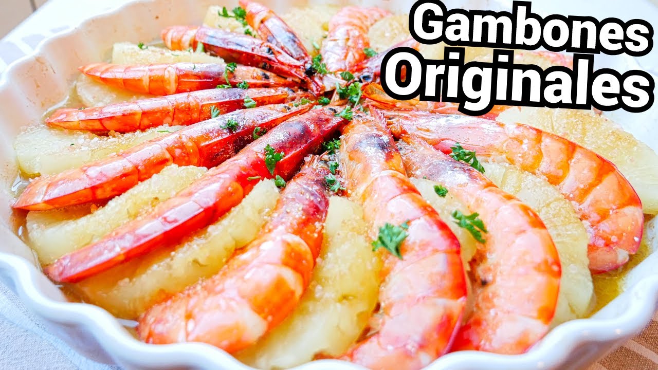 Rueda de Langostinos con Piña Originales Asados al Horno Sorprende en ...