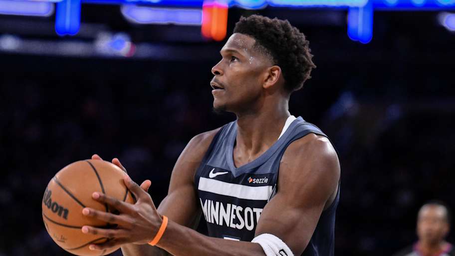 NBA Star Anthony Edwards Has Funny Moment With Knicks Fan