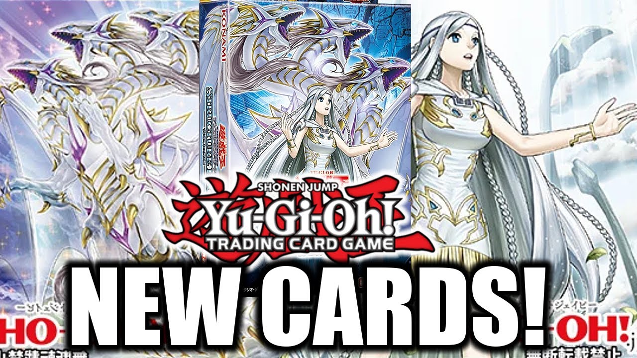 New Blue Eyes White Dragon cards inside the Yu-Gi-Oh structure deck